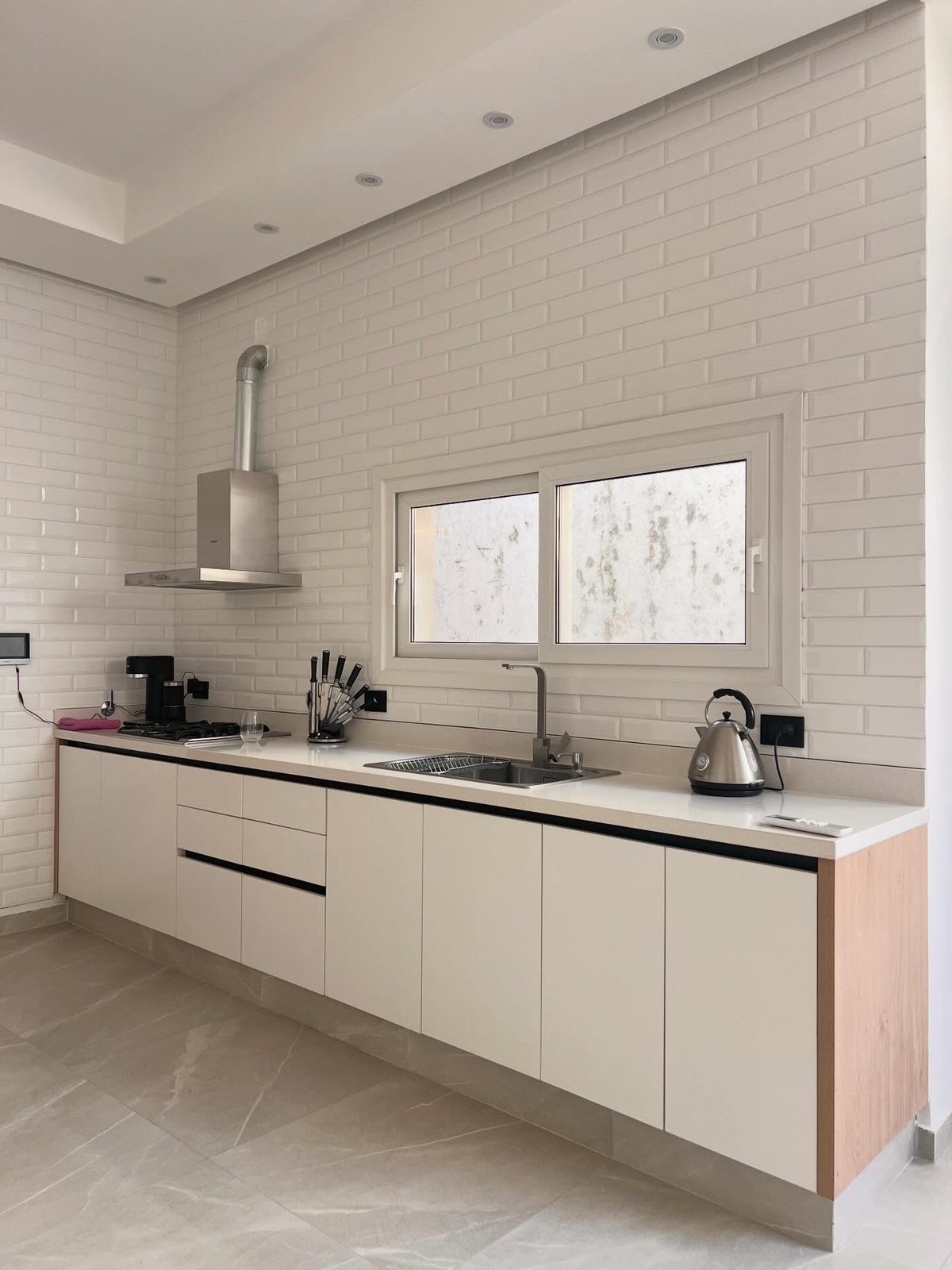 Una cocina pura. El toque fundamental del diseño fue el marc